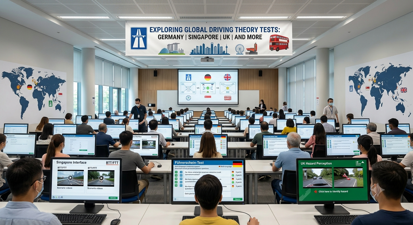 How Driving Theory Tests Differ Around the World